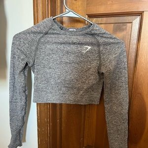 Gymshark cropped long sleeve top